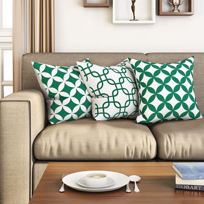 SEJ  Cotton  Geometric HD Digital Premium 16 by 16 cushion covers (Set of 3) SBCCDPM0023PAOT