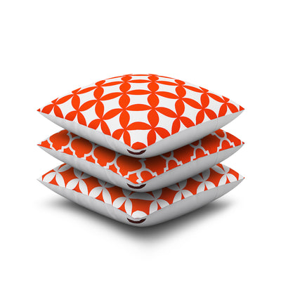 SEJ  Cotton  Geometric HD Digital Premium 16 by 16 cushion covers (Set of 3) SBCCDPM0053POOT