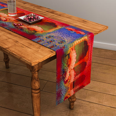 Multicolor Abstract Design Table Runner