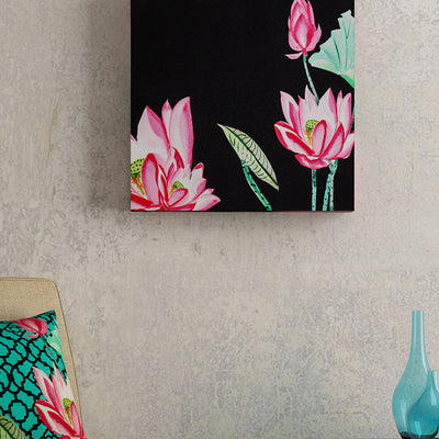 SEJ Floral Black Framed Wall Art