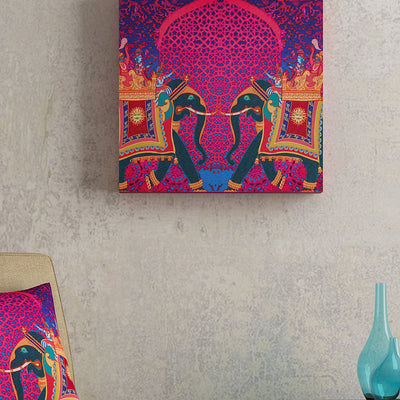 SEJ Abstract Purple Framed Wall Art