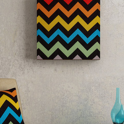 SEJ Geometric Black Framed Wall Art