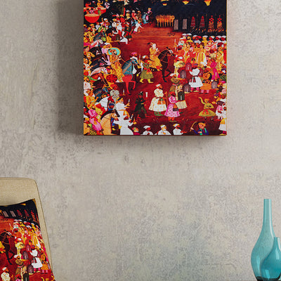 SEJ Abstract Brown Framed Wall Art